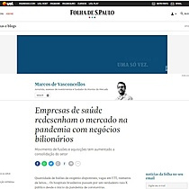 Empresas de sade redesenham o mercado na pandemia com negcios bilionrios